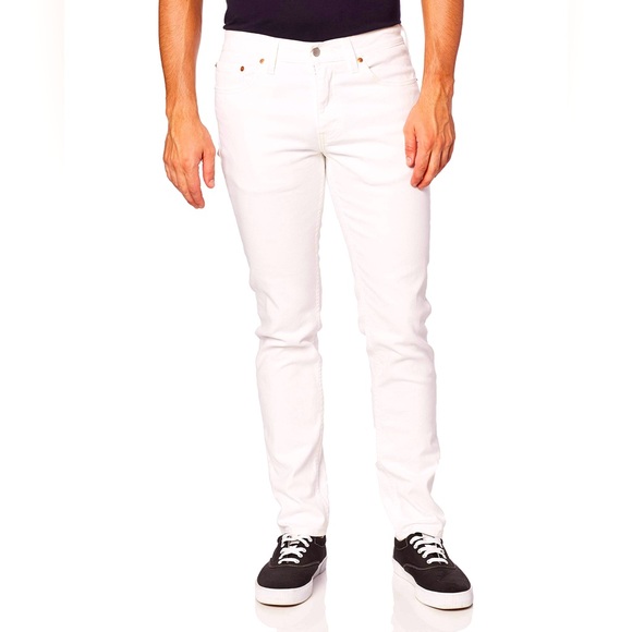 NWT Levi's Men's 511 Slim Jeans, Castilleja White - Advanced Stretch, 34W x 30L - Picture 1 of 14